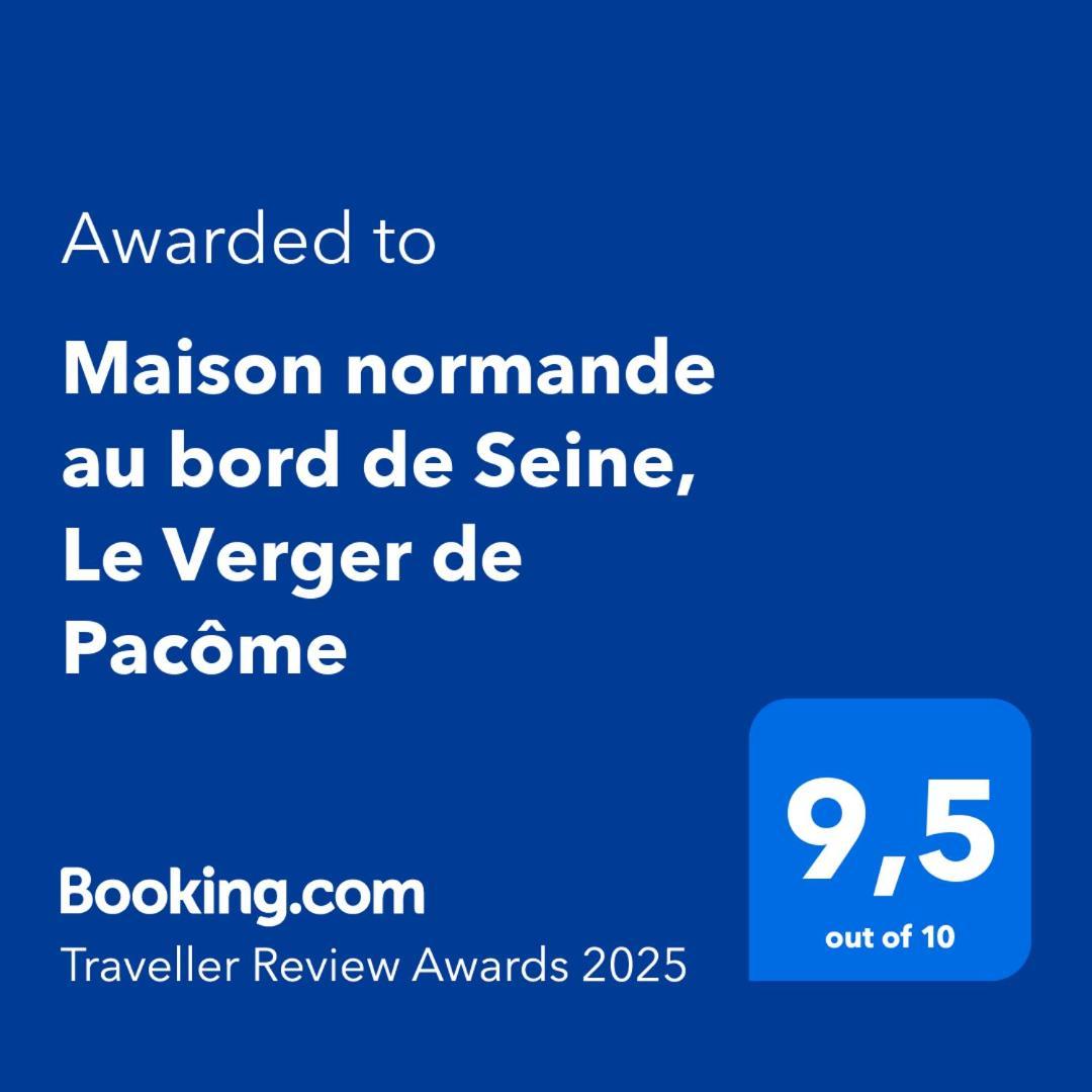 Maison Normande Au Bord De Seine, Le Verger De Pacome Anneville-Ambourville Zewnętrze zdjęcie